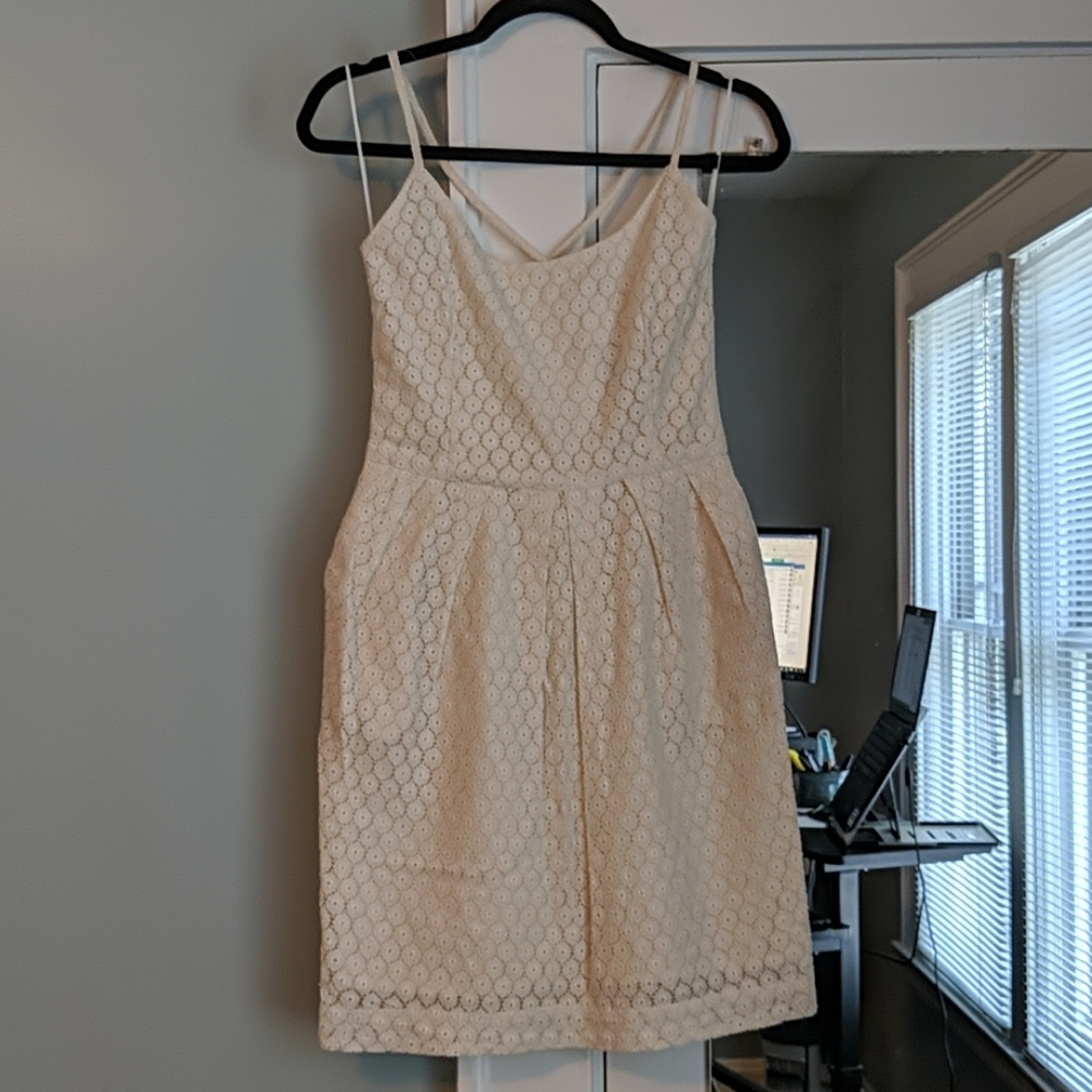 Mango white dress